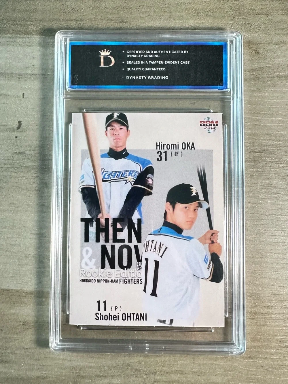 Shohei Ohtani Japanese Rookie 2013/14 BBM Gem Mint 10 Novelty Card.